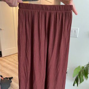 Wilfred Pleated Skirt XS Dark Copper